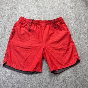 Rhone 7" Guru Shorts Men M Red Performance Training Nylon Stretch